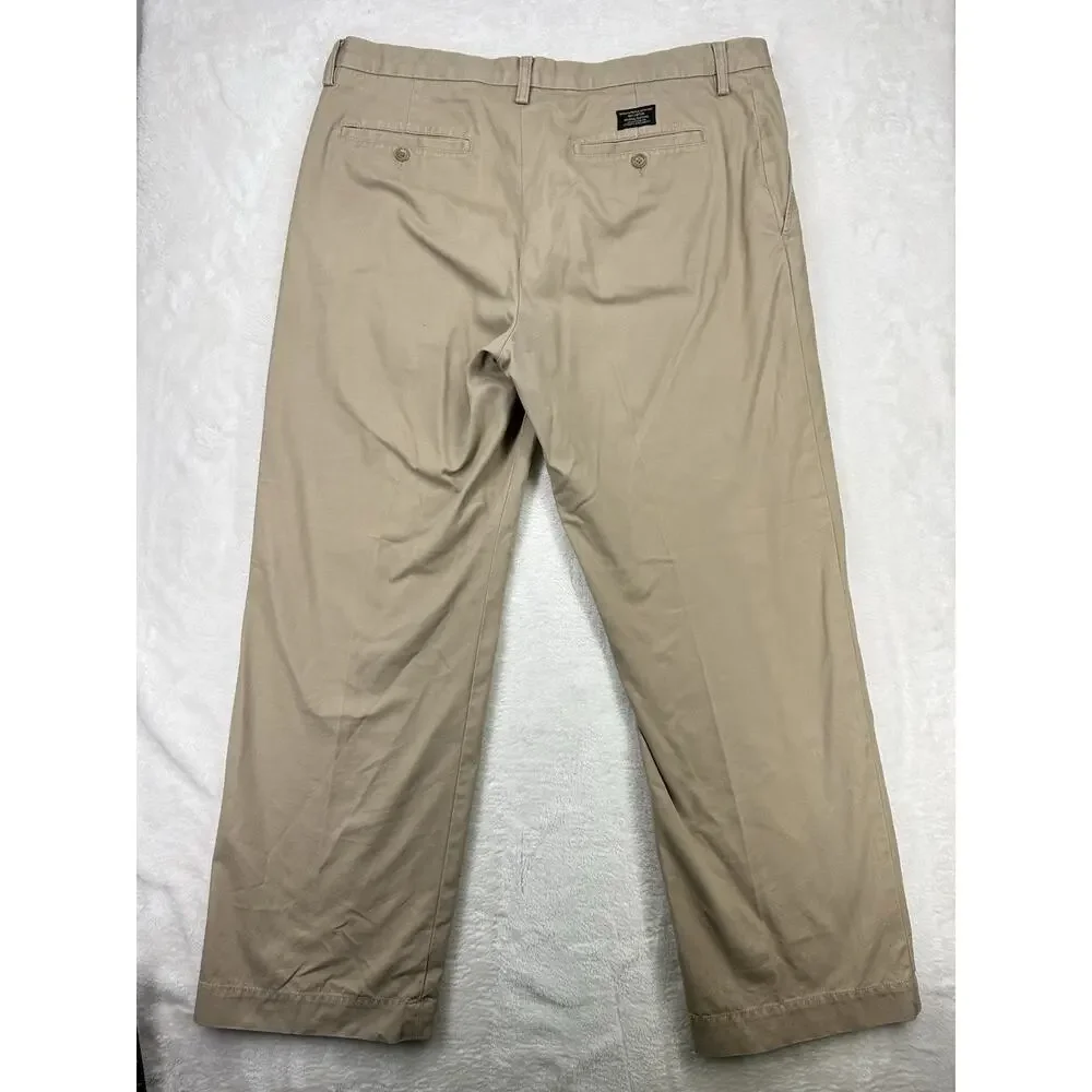 Banana Republic Chino Pants Mens 36x30 Khaki Beige Slim Fit Dawson